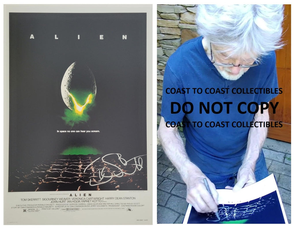 Tom Skerritt Signed Alien 12x18 Photo COA Exact Proof Autographed Poster STAR