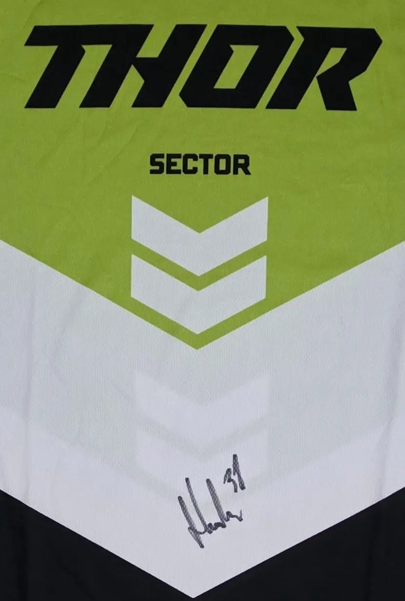 Haiden Deegan Signed Thor Jersey Proof Autographed Supercross Motocross
