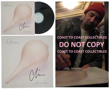 Chino Moreno Signed Deftones Around Adrenaline Album Proof Autographed Vinyl Record