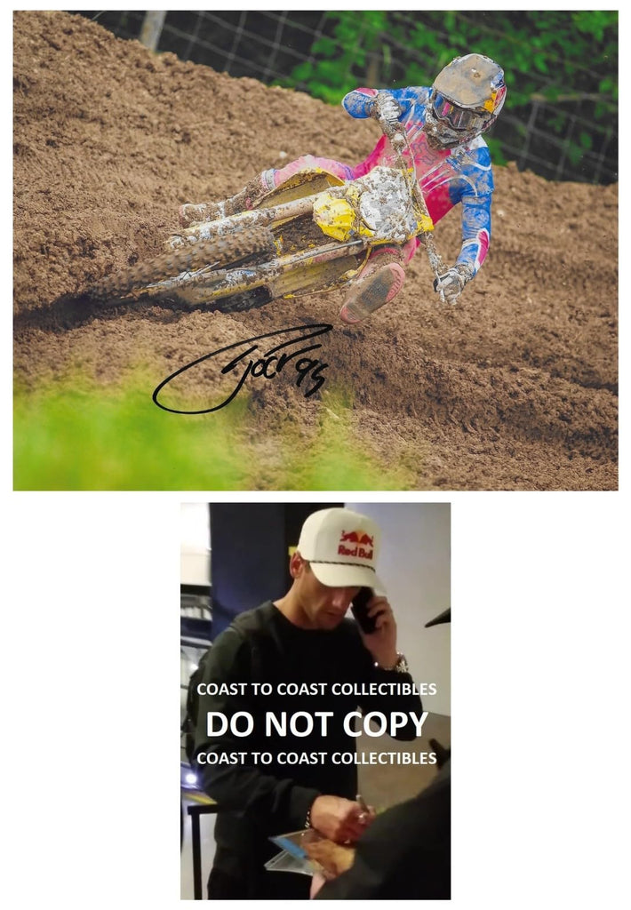Ken Roczen Signed 8x10 Photo COA Proof Autographed Supercross Motocross.