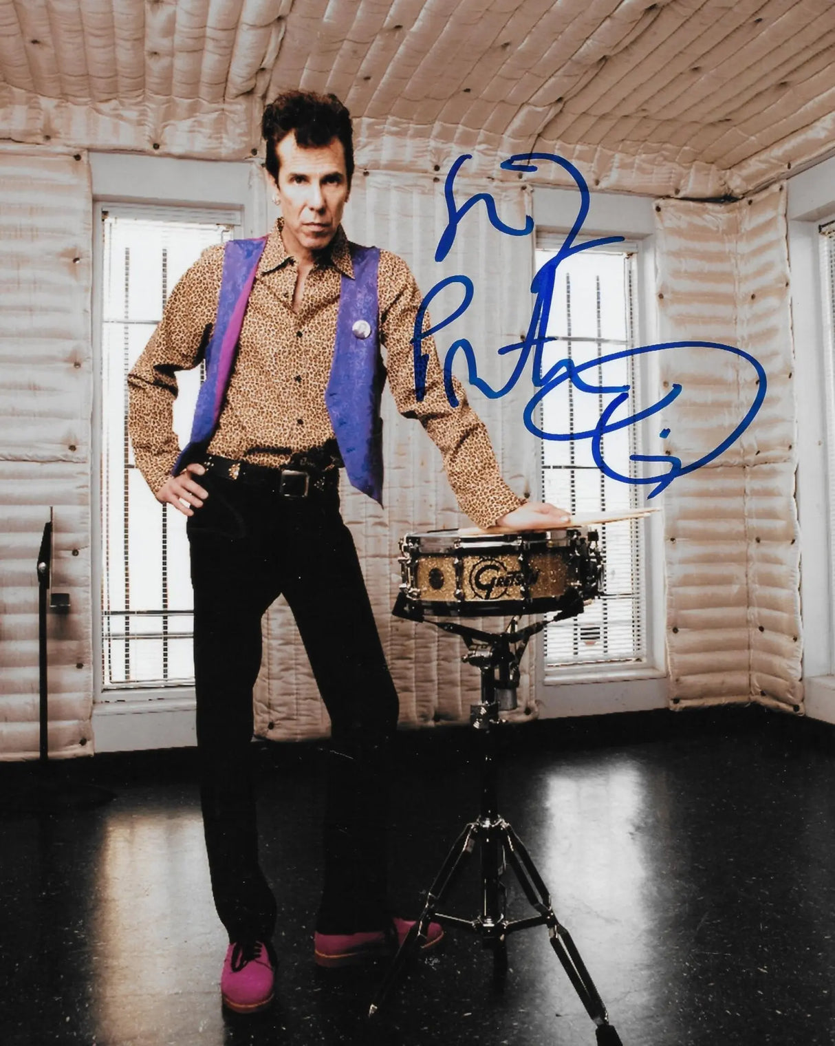 Slim Jim Phantom Signed 8x10 Photo Proof COA Autographed Stray Cats Drummer..