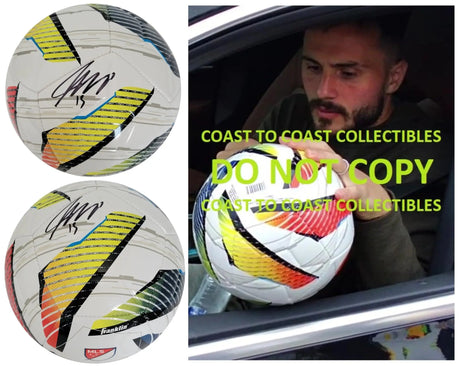 Jordan Morris Signed Soccer Ball Proof COA Autographed Seattle Sounders FC