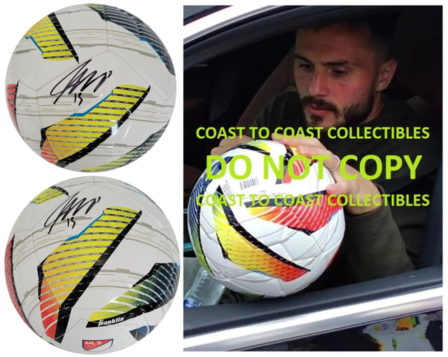 Jordan Morris Signed Soccer Ball Proof COA Autographed Seattle Sounders FC