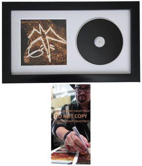 Geoff Tate Signed Queensryche Tribe CD Framed COA Proof Autographed Framed CD 12x7
