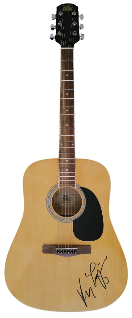 Kenny Loggins Signed Full Size Acoustic Guitar COA Exact Proof Autographed Top Gun Footloose