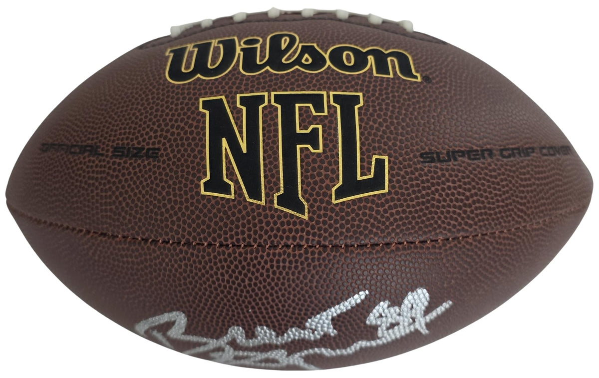 Brent Jones Signed Football COA Exact Proof Autographed San Francisco 49ers