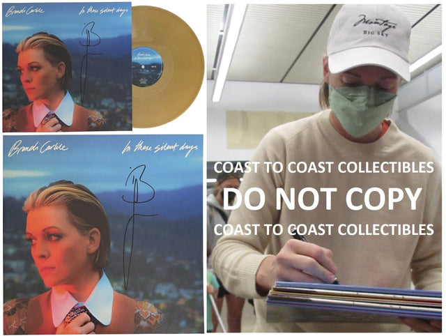 Brandi Carlile Signed In These Silent Days Album Proof COA Autographed Vinyl Record