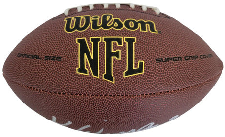 Kellen Winslow Signed Football Proof COA Autographed San Diego Chargers HOF