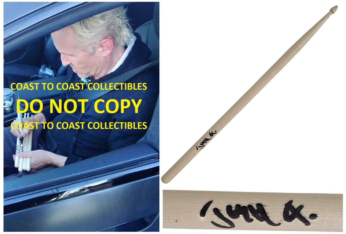 Josh Freese Signed Drumstick COA Proof Autographed Stick Nine Inch Nails GNR Drummer