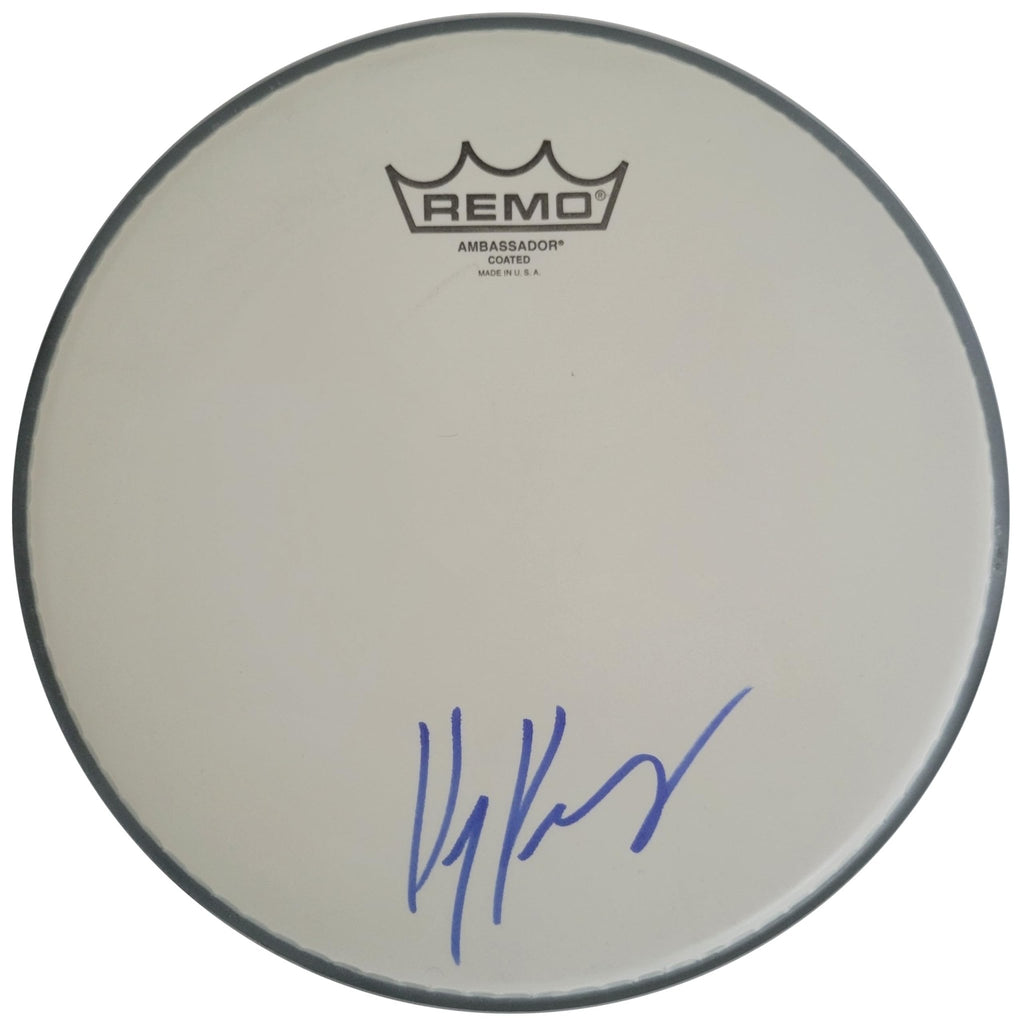 Kelly Keagy Night Ranger Drummer Signed 10'' Drumhead COA Proof Autographed