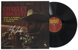 Charley Crockett Signed Welcome to Hard Times Album COA Proof Autographed Vinyl Record