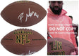 Raheem Mostert Signed Football Proof COA Autographed SF 49ers Miami Dolphins