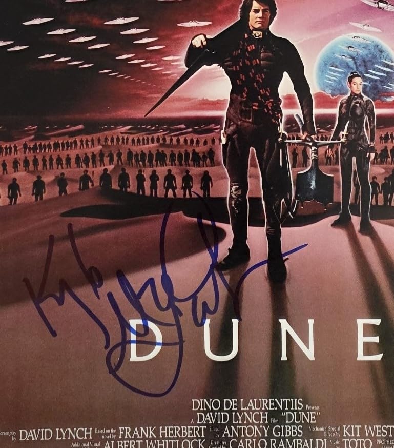 Kyle MacLachlan Signed Dune 12x18 Photo Poster COA Proof Autographed Actor Movie STAR