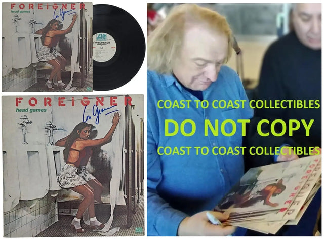 Lou Gramm Signed Foreigner Head Games Album COA Exact Proof Autographed Vinyl Record