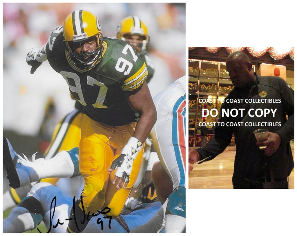 Tim Harris Signed 8x10 Photo COA Proof Green Bay Packers Football Autographed
