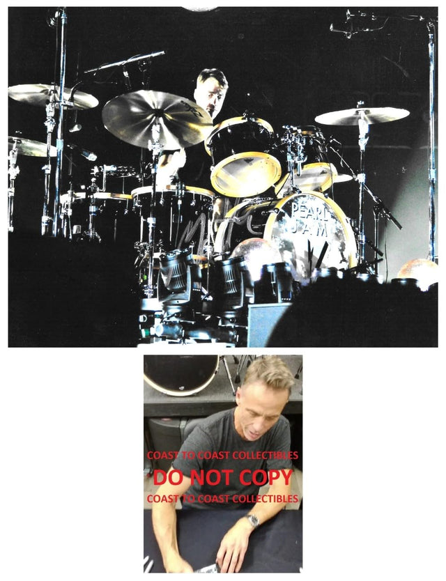 Matt Cameron Signed 8x10 Photo Proof Autographed Pearl Jam Soundgarden Drummer Star.