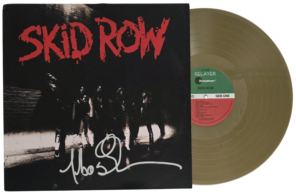 Sebastian Bach Signed Skid Row Album COA Exact Proof Autographed Vinyl Record