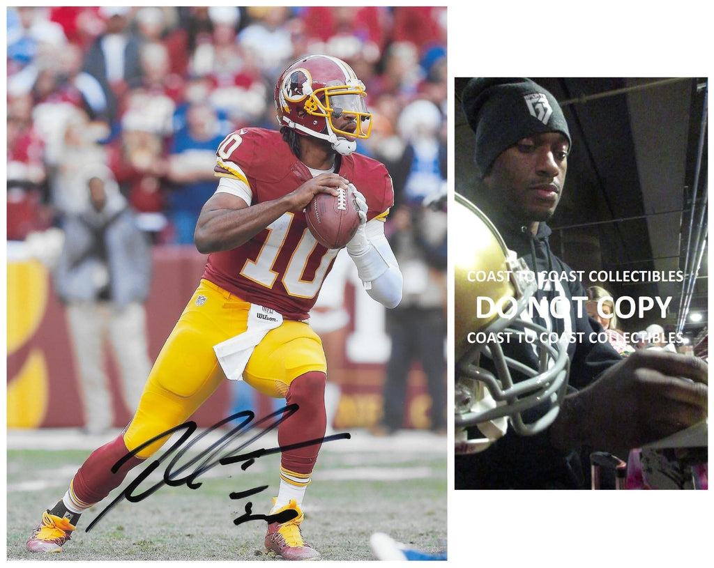 Robert Griffin III RG3 Signed Washington Football 8x10 Photo COA Proof Autographed,