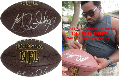 Marcell Dareus Signed Football Proof COA Autographed Buffalo Bills Alabama