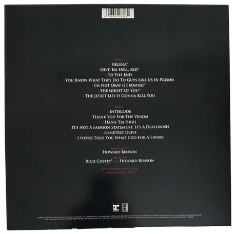Gerard Way Signed My Chemical Romance Three Cheers for Sweet Revenge Album Exact Proof COA Autographed Vinyl Record