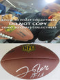 Josh Doctson Signed Duke Football COA Proof TCU Horned Frogs Washington
