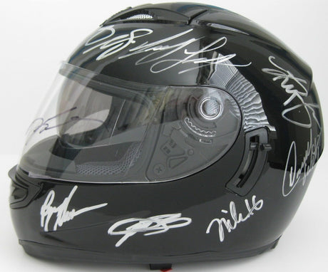 Jeff Gordan Jimmie Johnson plus lots more Signed Full Size Helmet COA Proof Autographed Nascar Drivers