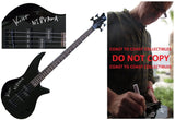 Krist Novoselic Signed Electric Bass Guitar COA Exact Proof Autographed Nirvana