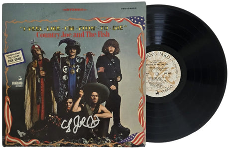 Country Joe McDonald Signed Country Joe & The Fish I Feel Like I'm Fixin to Die Album COA Proof Autographed Vinyl Record