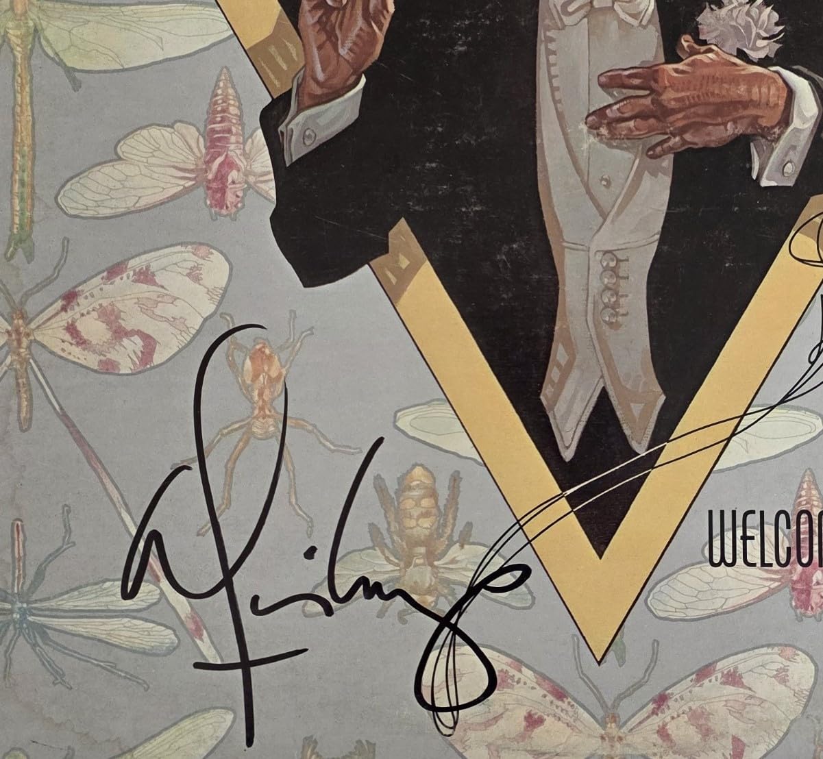 Alice Cooper Signed Welcome to My Nightmare Album COA Proof Autographed Vinyl Record