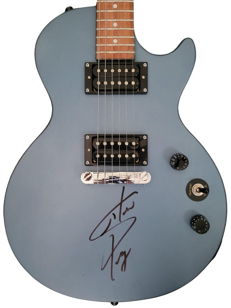 Steve Perry Journey Signed Epiphone Les Paul Guitar COA Exact Proof Autographed