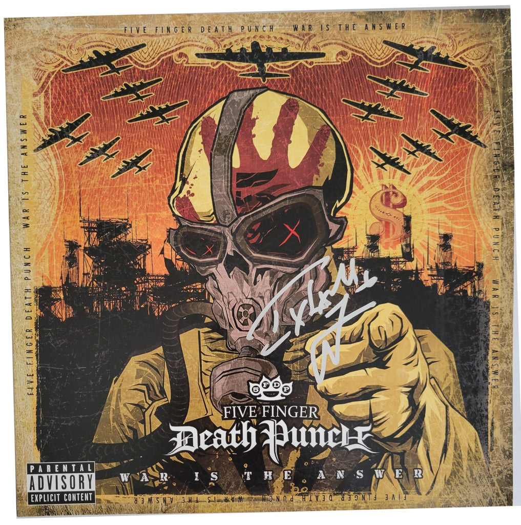 Ivan Moody Signed Five Finger Death Punch War is the Answer Album Proof Autographed Vinyl Record