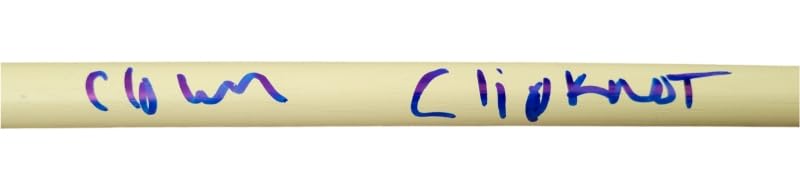 Clown Shawn Crahan Signed Drumstick COA Proof Slipknot Drummer Autographed