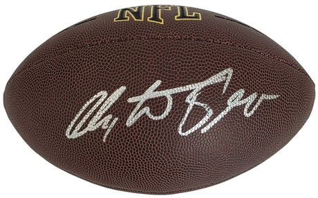 Christian Okoye Signed Football Proof Beckett COA Kansas City Chiefs Autographed