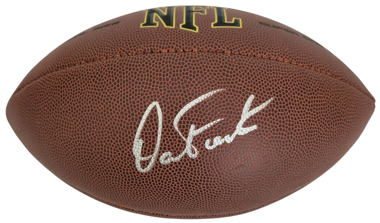 Dan Fouts Signed Football Proof Beckett COA Chargers Oregon Ducks Autographed