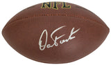 Dan Fouts Signed Football Proof Beckett COA Chargers Oregon Ducks Autographed