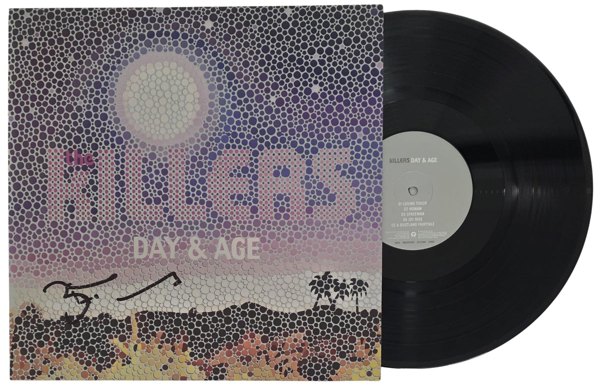 Brandon Flowers Signed The Killers Day & Age Album COA Proof Autographed Vinyl Record