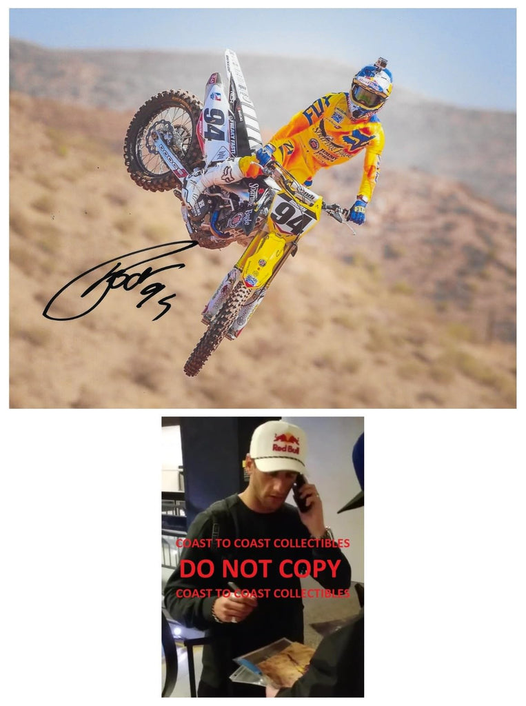 Ken Roczen Signed 8x10 Photo COA Proof Autographed Supercross Motocross,
