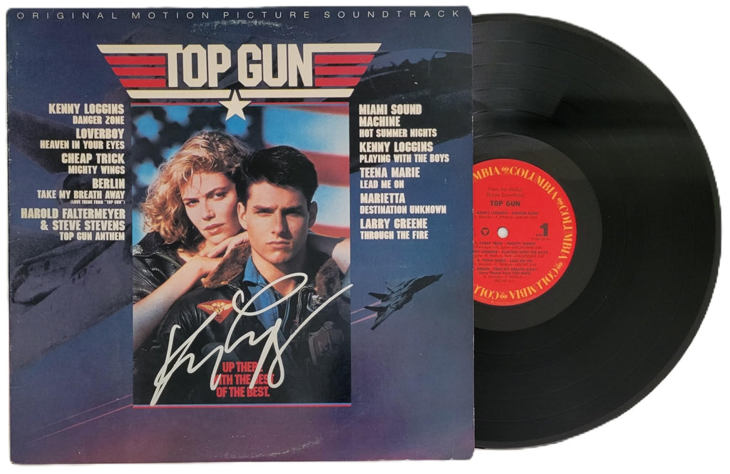 Kenny Loggins Signed Top Gun Album COA Exact Proof Autographed Vinyl Record