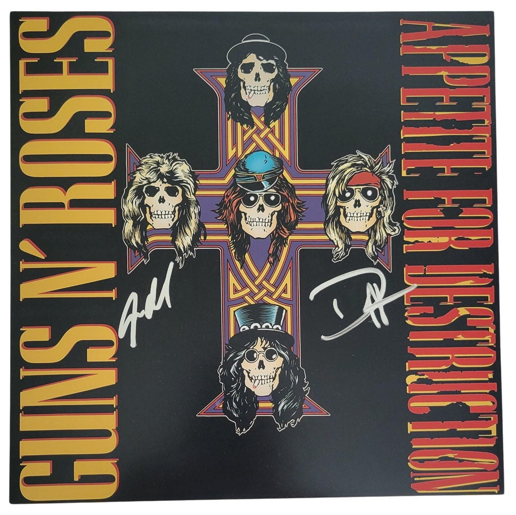 Duff McKagan & Steve Adler Signed Guns N Roses 12x12 Photo COA Proof Autographed