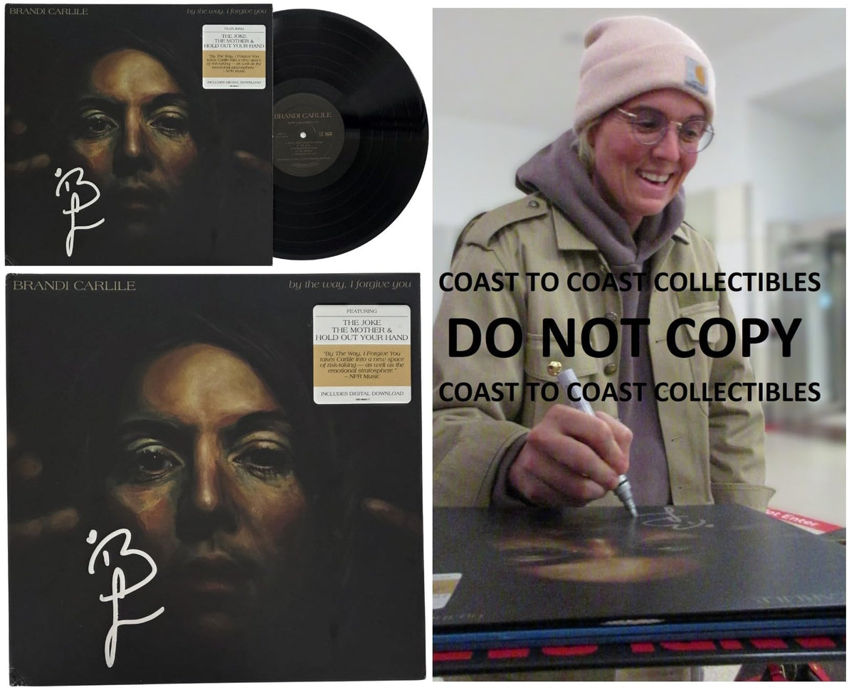 Brandi Carlile Signed By the Way I Forgive You Album Proof COA Autographed Vinyl Record