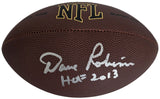 Dave Robinson Signed Football COA Exact Proof Autographed Green Bay HOF Packers