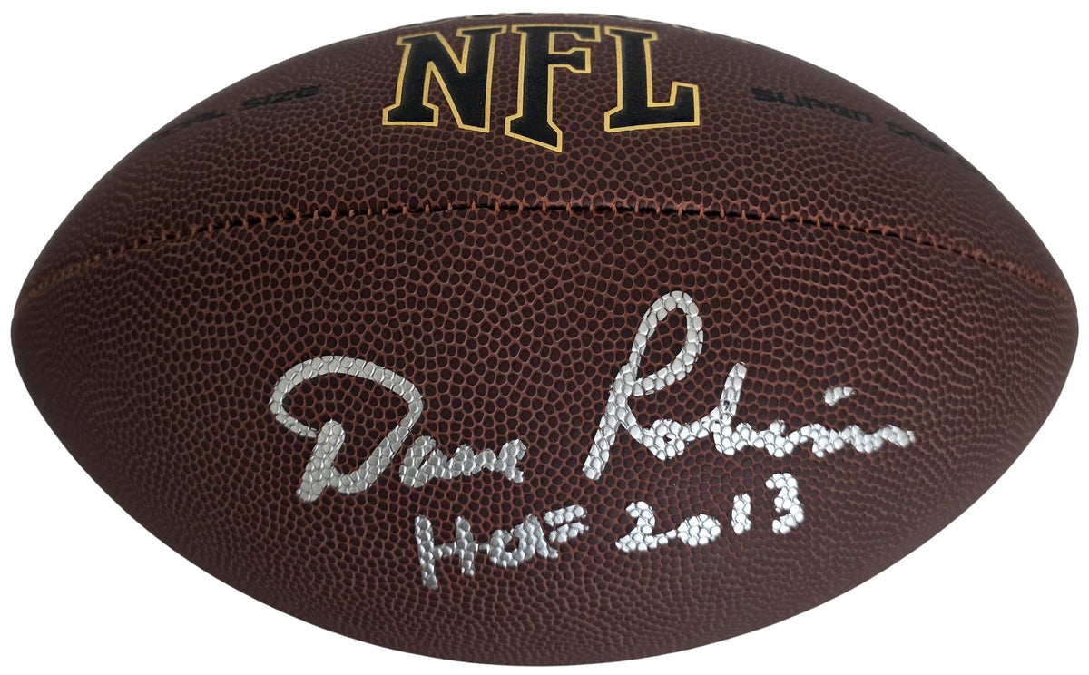Dave Robinson Signed Football COA Exact Proof Autographed Green Bay HOF Packers