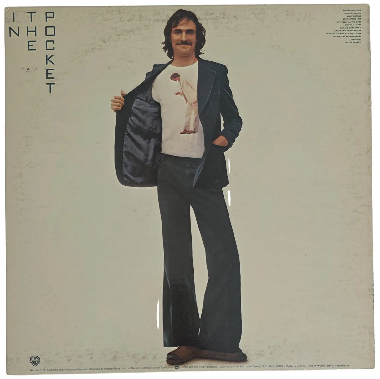 James Taylor Signed In the Pocket Album COA Exact Proof Autographed Vinyl Record