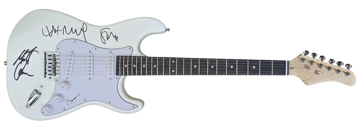 Pearl Jam Band Signed Full Size Electric Guitar COA Exact Proof Autographed