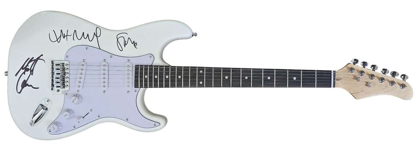 Pearl Jam Band Signed Full Size Electric Guitar COA Exact Proof Autographed