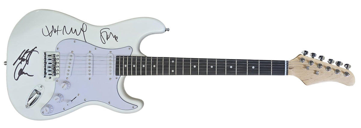 Pearl Jam Band Signed Full Size Electric Guitar COA Exact Proof Autographed