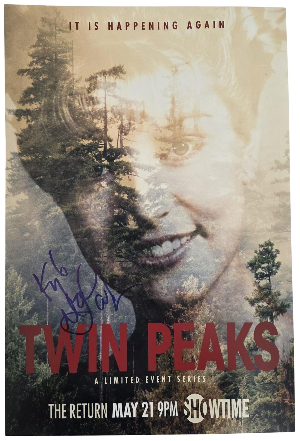 Kyle MacLachlan Signed Twin Peaks 12x18 Photo Poster COA Proof Autographed Actor Movie STAR..