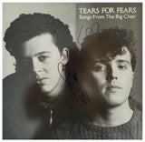 Smith & Orzabal Signed Tears for Fear Songs from the Big Chair Album COA Proof Vinyl Record STAR