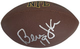 Bernie Kosar Signed Football Exact Proof COA Cleveland Browns Miami Hurricanes