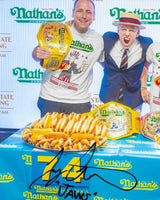 Joey Chestnut Signed 8x10 Photo Nathan Hot Dog World Champion Proof Autographed Star.